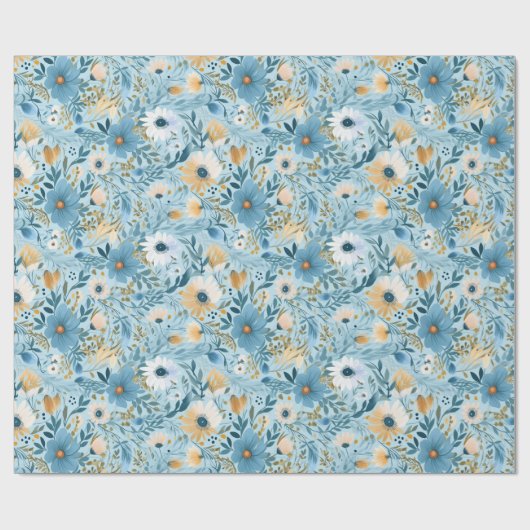 Daisy Meadow Design Geschenkpapier (Flach)