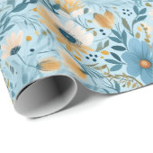 Daisy Meadow Design Geschenkpapier (Rolleneckpunkt)