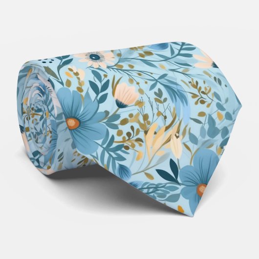 Daisy Meadow Design Krawatte (Gerollt)