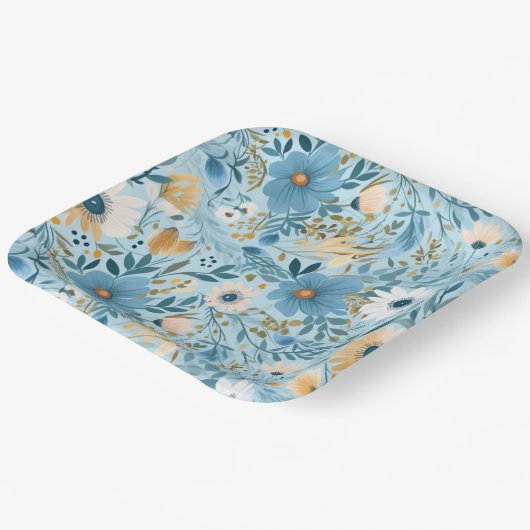 Daisy Meadow Design Pappteller (Gewinkelt)