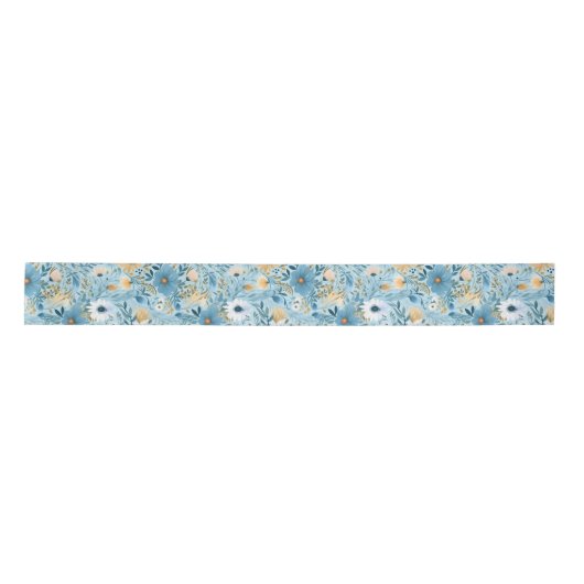 Daisy Meadow Design Satinband (Vorderseite)