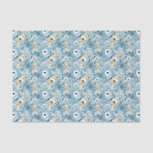 Daisy Meadow Design Seidenpapier (Vorderseite)