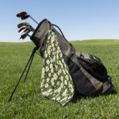 Daisy Meadow Golf Towel Golfhandtuch (Gras)