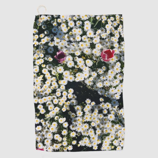 Daisy Meadow Golf Towel Golfhandtuch (Vorderseite)