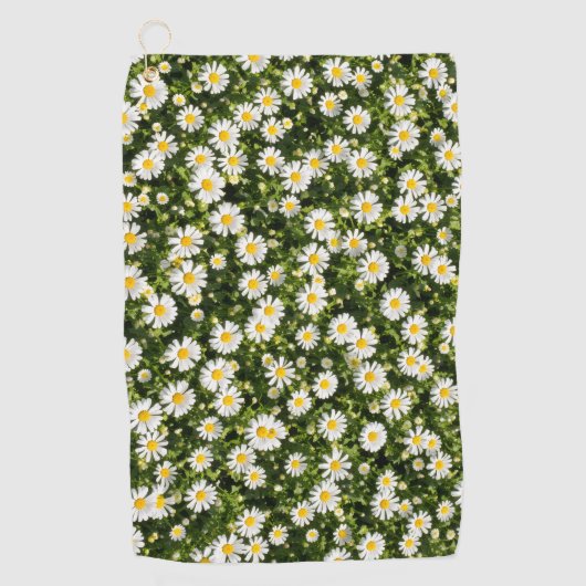 Daisy Meadow Golfhandtuch (Vorderseite)