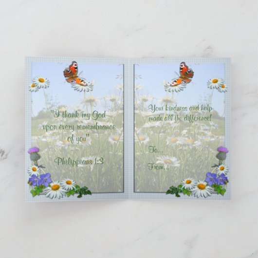 DAISY MEADOW ~ Karte (Innenseite)