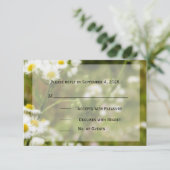 Daisy Meadow UAWG RSVP Karte (Stehend Vorderseite)