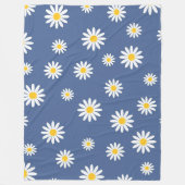 Daisy Meadows Blue Fleecedecke (Vorderseite)