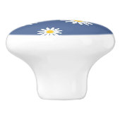 Daisy Meadows Blue Keramikknauf (Seitenansicht)