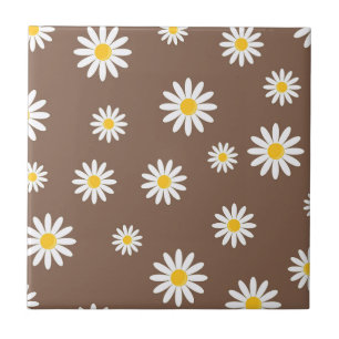 Daisy Meadows Earthy Brown Fliese
