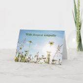 Daisy Meadows  -  With deepest sympathy Karte (Vorderseite)