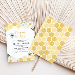 Daisy Meant to Bee Bridal Dusche Einladung