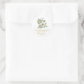 Daisy Memorial Funeral Seed Packet Runder Aufkleber (Tasche)