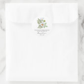Daisy Memorial Funerary Seed Packet Runder Aufkleber (Tasche)