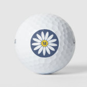 Daisy mit Initial Blue Golfball (Vorderseite)