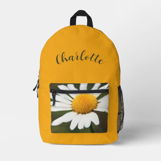Daisy mit Name Bedruckter Rucksack (Vorderseite)