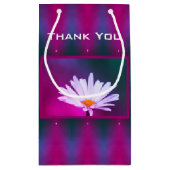 Daisy mit Türkis Kleine Geschenktüte (Rückseite)