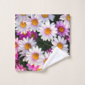 Daisy Mixture-Blume Badhandtuch Set (Waschlappen)
