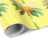 Daisy Moderne Blume in Gelb Geschenkpapier (Rolleneckpunkt)