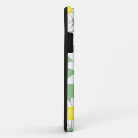 Daisy Monogram Green White und Gelb Case-Mate iPhone Hülle (Hinten/Rechts)