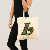 Daisy Monogram Initial L Tragetasche (Vorderseite (Produkt))