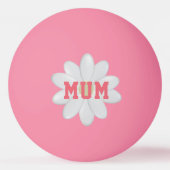 Daisy Monogram Ping Pong Ball Tischtennisball (Vorderseite)