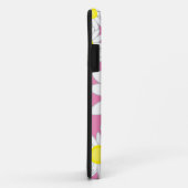 Daisy Monogram Pink White und Gelb Case-Mate iPhone Hülle (Hinten/Rechts)