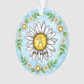 Daisy-Monogramm Ornament (Vorderseite)