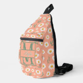 Daisy-Monogramm-Rucksack Crossbody Bag (Rechte Ecke)