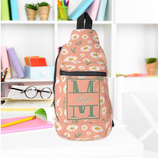 Daisy-Monogramm-Rucksack Crossbody Bag