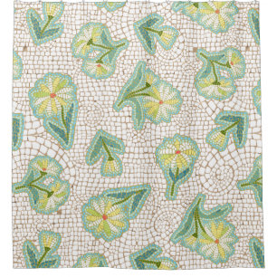 Daisy Mosaic Duschvorhang
