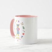 Daisy Motif Tasse (Vorderseite Links)