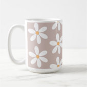 Daisy mug, Retro Flower Mug Kaffeetasse (Links)