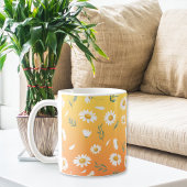 Daisy mugs , Floral gift Kaffeetasse