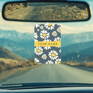 Daisy Muster, White Daisies, Ihr Name Autolufterfrischer
