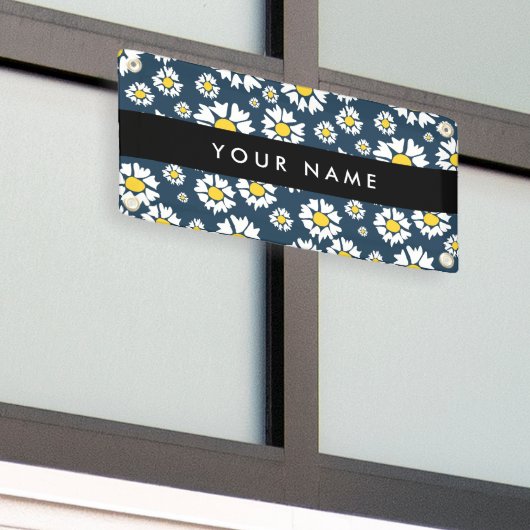 Daisy Muster, White Daisies, Ihr Name Banner (Äußeres Gebäude)