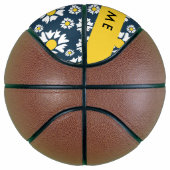 Daisy Muster, White Daisies, Ihr Name Basketball (Rechts)