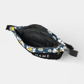 Daisy Muster, White Daisies, Ihr Name Bauchtasche (Offen)