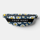 Daisy Muster, White Daisies, Ihr Name Bauchtasche (Ablage )