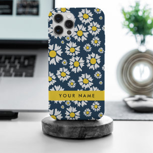 Daisy Muster, White Daisies, Ihr Name Case-Mate iPhone Hülle