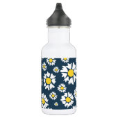 Daisy Muster, White Daisies, Ihr Name Edelstahlflasche (Rechts)