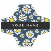 Daisy Muster, White Daisies, Ihr Name Fußball (Flach)