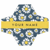 Daisy Muster, White Daisies, Ihr Name Fußball (Flach)