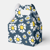 Daisy Muster, White Daisies, Ihr Name Geschenkschachtel (Rückseite)