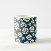 Daisy Muster, White Daisies, Ihr Name Kaffeetasse (Mittel)