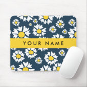 Daisy Muster, White Daisies, Ihr Name Mousepad (Mit Mouse)