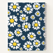 Daisy Muster, White Daisies, Ihr Name Notizblock (Rückseite)
