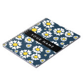 Daisy Muster, White Daisies, Ihr Name Notizblock (Linke Seite)