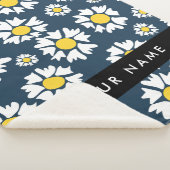 Daisy Muster, White Daisies, Ihr Name Sherpadecke (3/4)