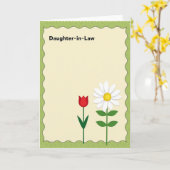 Daisy Muttertag Design Karte (Gelbe Blume)
